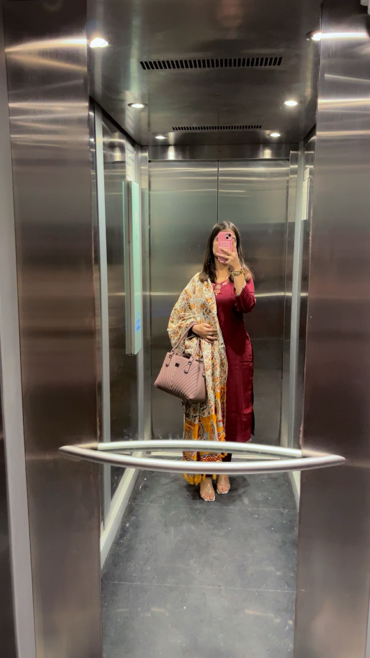 Maroon Muse Kurta Set