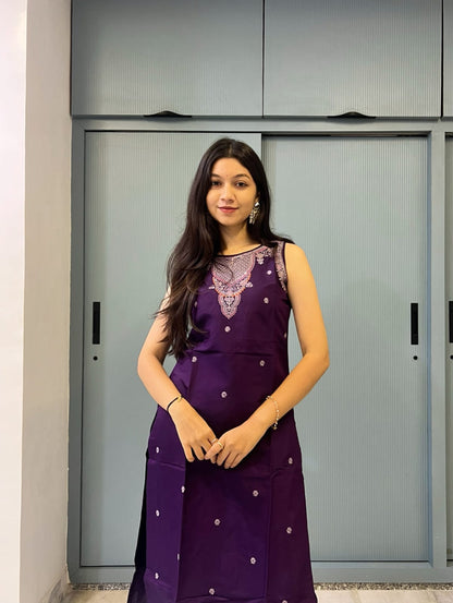 Royal Plum Aura Suit Set