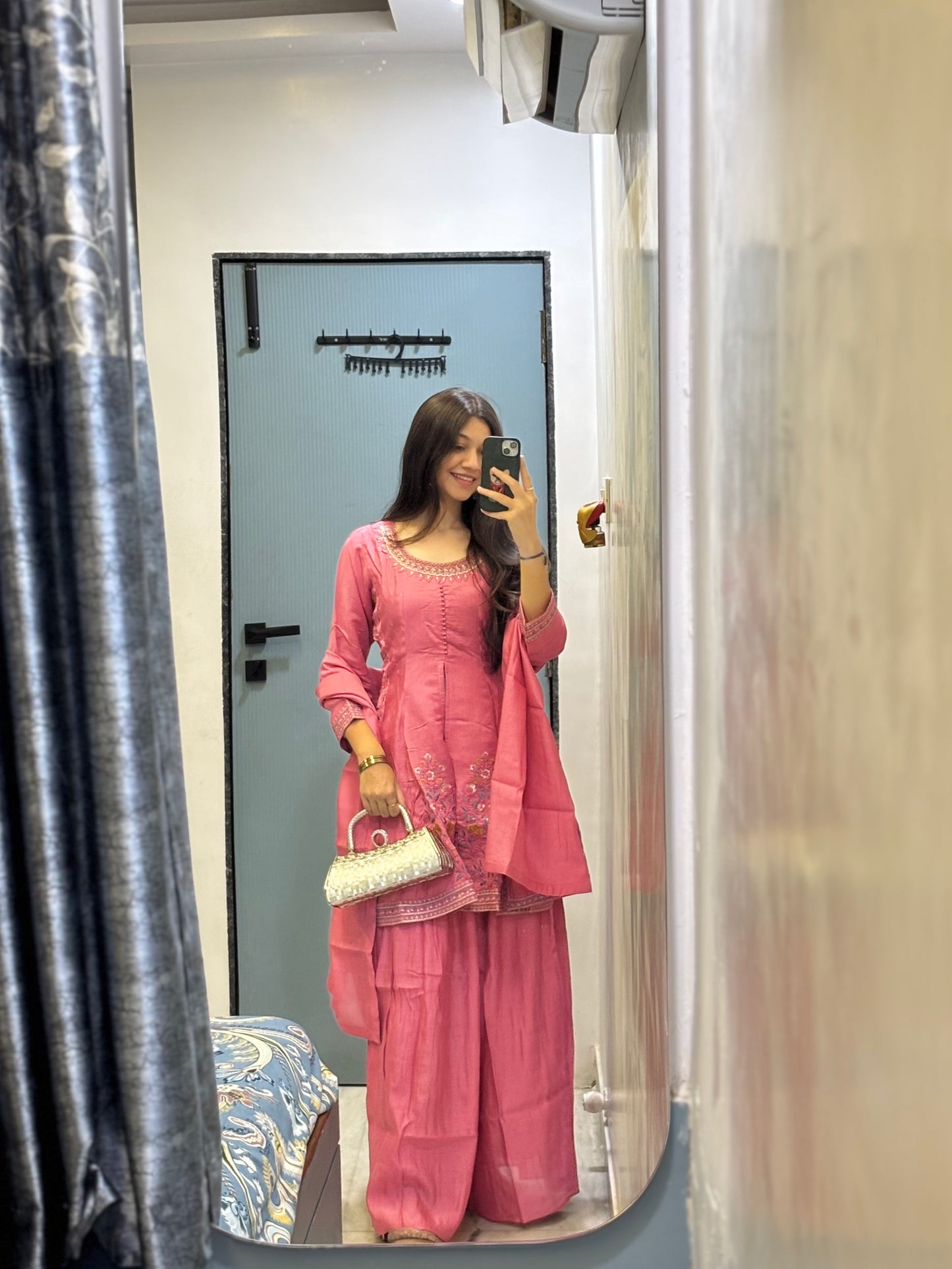 Blush Bloom Palazzo Set