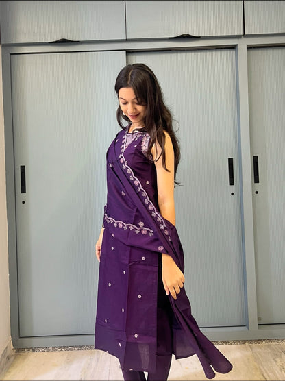 Royal Plum Aura Suit Set