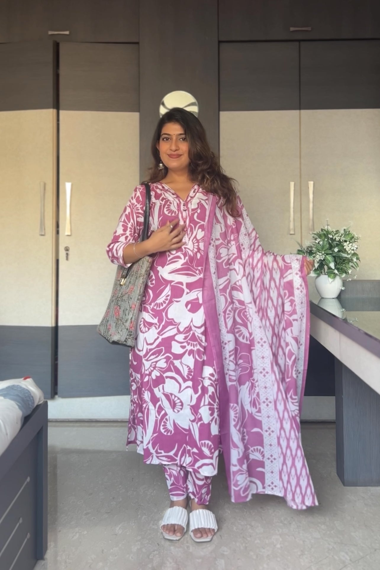 Gulabi Nazakat Pure Cotton Suit Set