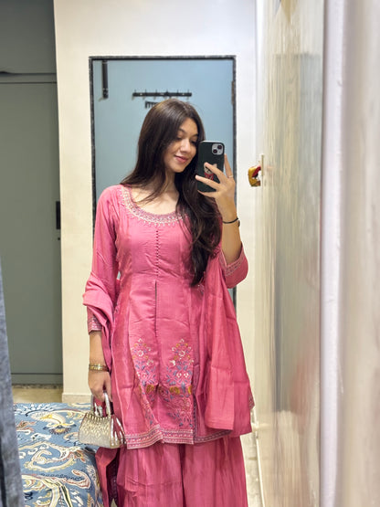 Blush Bloom Palazzo Set