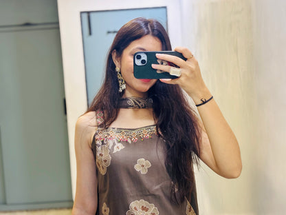 Cocoa Charm Luxe Embroidered Set