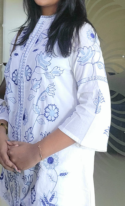 Blue Willow White Co-ord Set