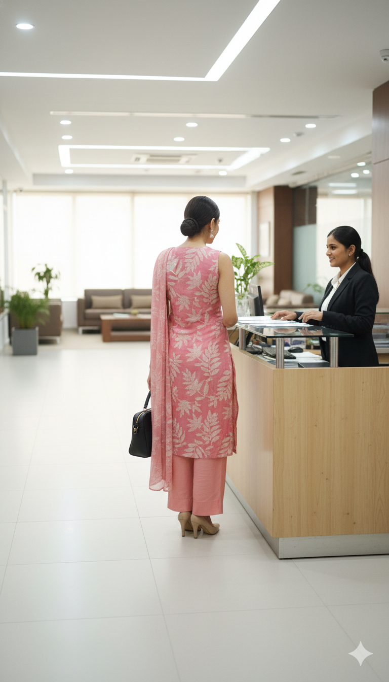 Soft Rose Executive Kurta Set